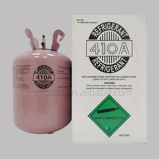 Disposable Eco Friendly R410a Refrigerant Gas With 99.9% High Purity 25 Lbs